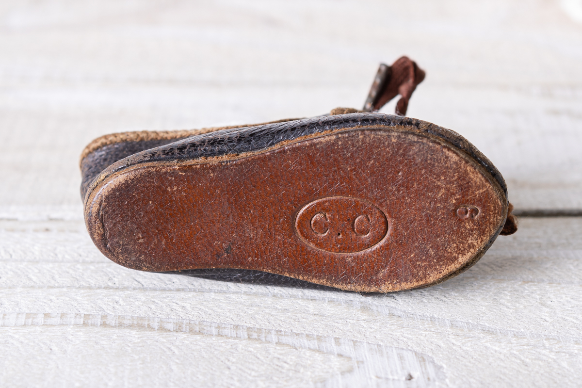 French Doll Shoe marked C. C. for Charles Charpentier