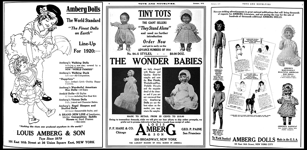 ads found for Louis Amberg & Son in the magazine Toys and Novelties