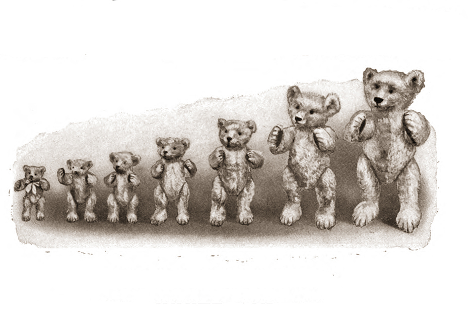 Ad for 1907 Steiff Bears