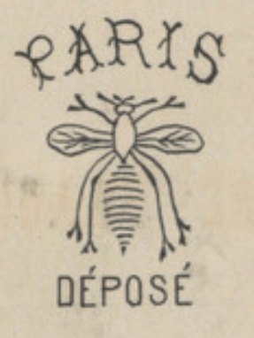 Jumeau Trademark 1891 - Paris Depose - Bee found on bottom of doll shoes