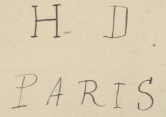 H. D. PARIS 1887 TRADEMARK FOR DELCROIX