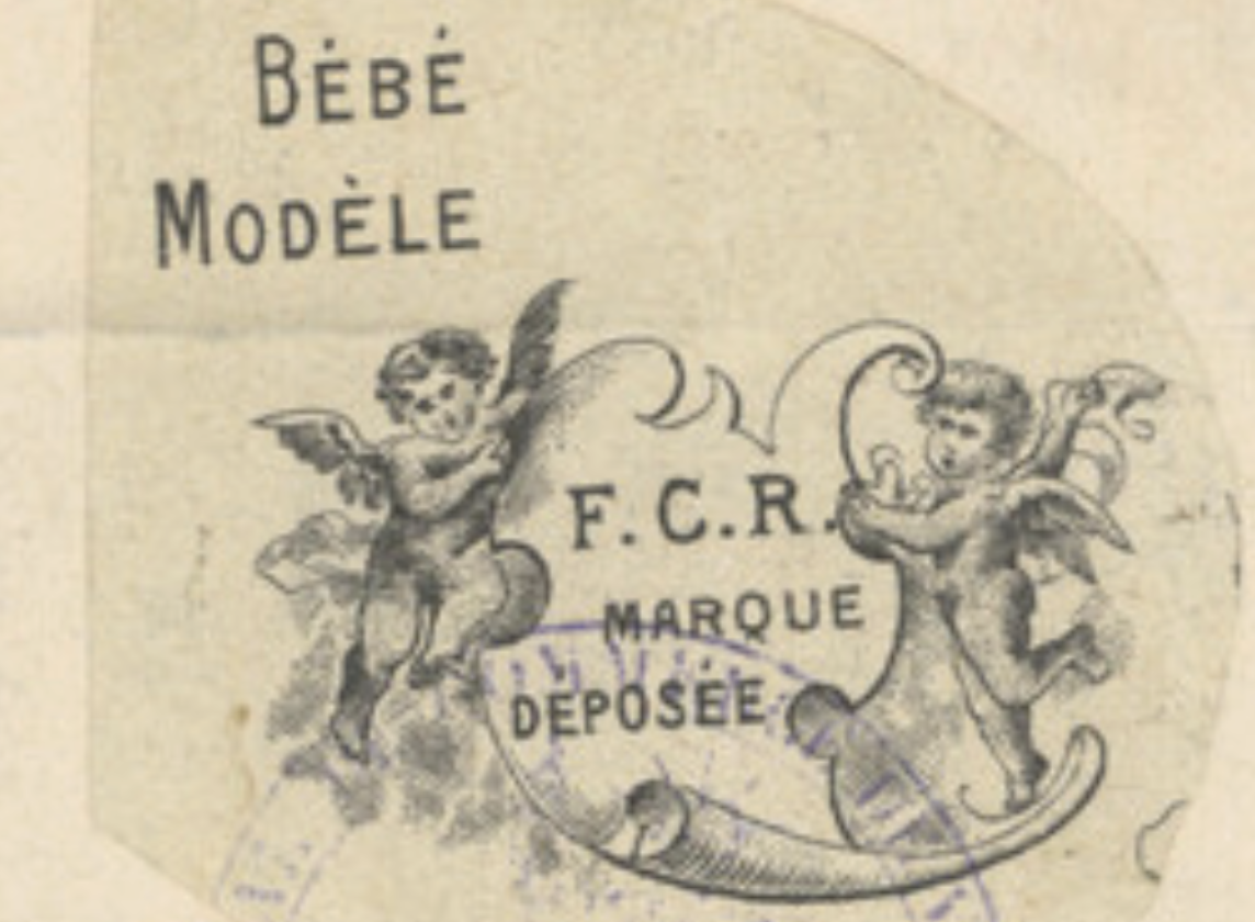 Registered French trademark from the year 1900 by Caroline Rivaillon for a Bebe MODELE